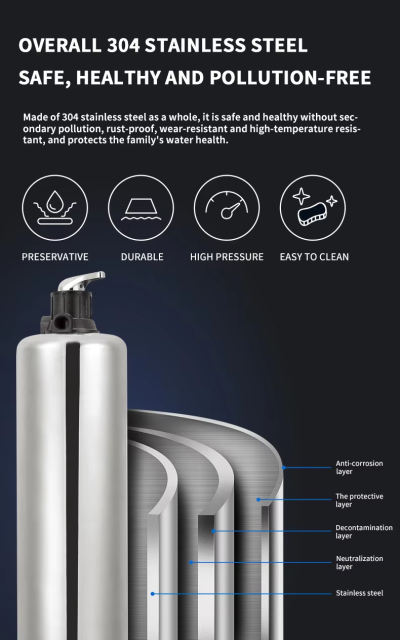 automatic 4000L/h whole house UF central water purifier machine commercial stainless steel filter housing water filter system,whole house UF central water purifier machine water filter system,Purithm