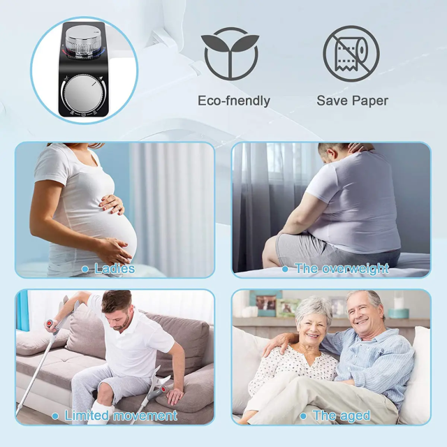 Hot and Cold Water Non Electric Mechanical Self Cleaning Dual Nozzle Bidet Toilet Attachment,Hot and Cold Water Non Electric Self Cleaning Bidet Toilet Attachment,Purithm