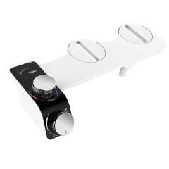Hot and Cold Water Non Electric Mechanical Self Cleaning Dual Nozzle Bidet Toilet Attachment,Hot and Cold Water Non Electric Self Cleaning Bidet Toilet Attachment,Purithm