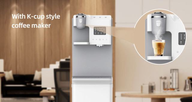 Water dispenser with coffee maker Best cold&hot RO filtration water dispenser with UV lamp smart healthy water dispensers,Best cold&hot RO filtration water dispenser with coffee maker,Purithm
