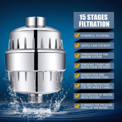 Shower Head High-Pressure Rain Fixed Showerhead Rainfall 5-Setting with Adjustable Metal Swivel Ball Joint Bathroom Showerhead,High-Pressure Rain Fixed Shower head 5-Setting Bathroom Shower head,Purithm