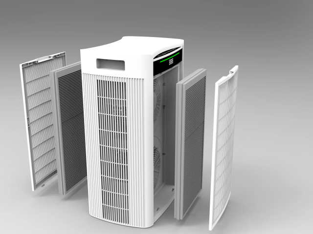 Large commercial home air purifier composite filter double-sided air intake cadr value 1000 deformaldehyde,commercial home air purifier with HEPA composite air filter,Purithm