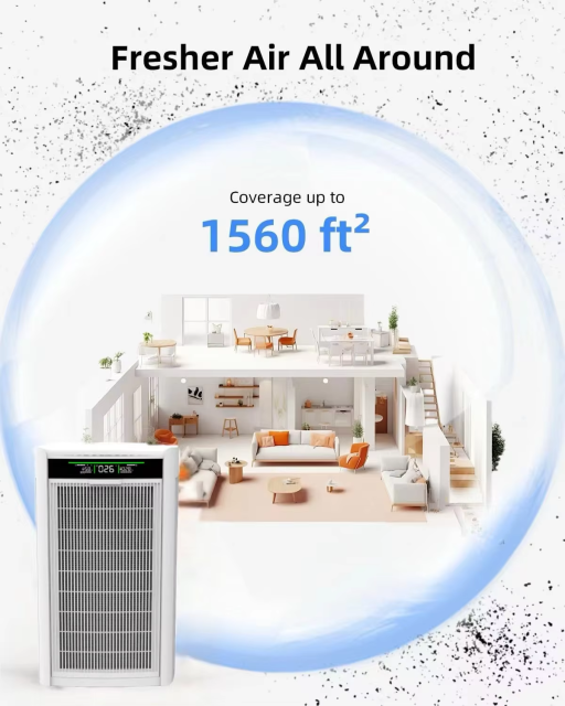 Large commercial home air purifier composite filter double-sided air intake cadr value 1000 deformaldehyde,commercial home air purifier with HEPA composite air filter,Purithm