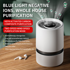 Portable Smart air purifier with HEPA powerful air duct system accelerates indoor air purification,Portable small Smart air purifier system with HEPA air filter,Purithm