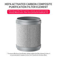 Portable Smart air purifier with HEPA powerful air duct system accelerates indoor air purification,Portable small Smart air purifier system with HEPA air filter,Purithm