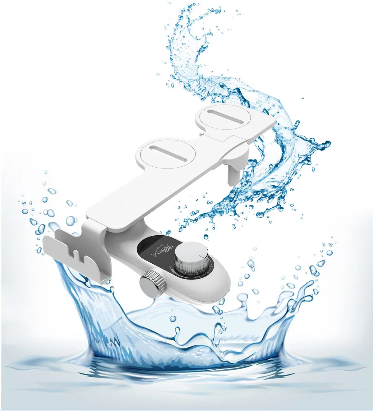Home Bidet, Self-Cleaning and Retractable Nozzle, Fresh Water Spray Non-Electric Mechanical Toilet Bidet Seat Attachment,Non-Electric Mechanical self cleaning Toilet Bidet Seat Attachment,Purithm