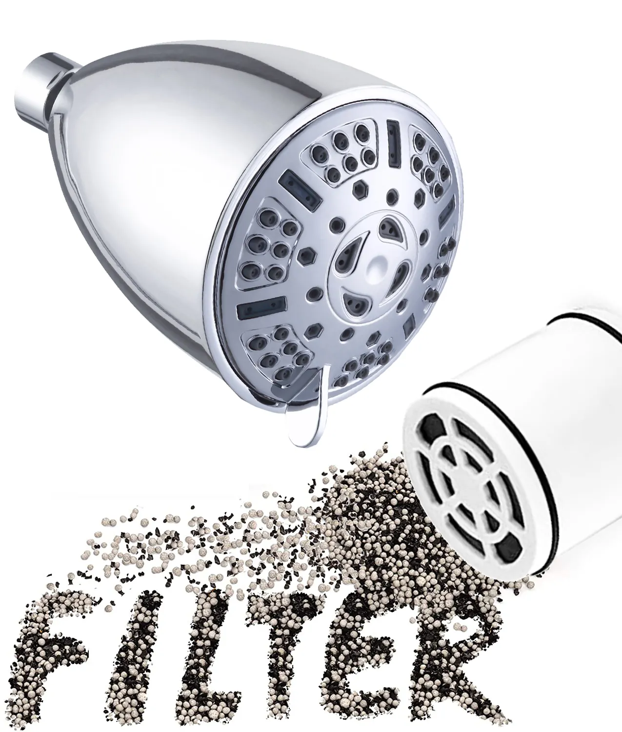 9 Premium Spray Settings with Filter Shower Head Good Quality Concealed Wall Mounted Luxury Rainfall Shower Head for Bathroom,9 Premium Spray Settings with Filter Shower Head for Bathroom,Purithm