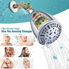 9 Premium Spray Settings with Filter Shower Head Good Quality Concealed Wall Mounted Luxury Rainfall Shower Head for Bathroom,9 Premium Spray Settings with Filter Shower Head for Bathroom,Purithm