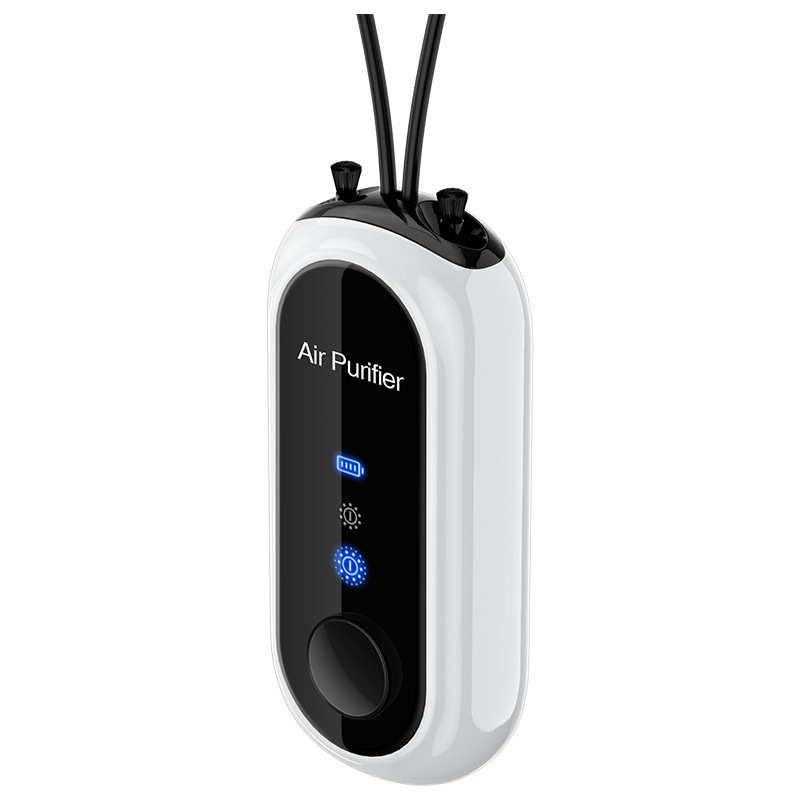 Hanging neck negative ion air purifier for removing second-hand smoke, formaldehyde, car and household use,Hanging neck negative ion air purifier,Purithm
