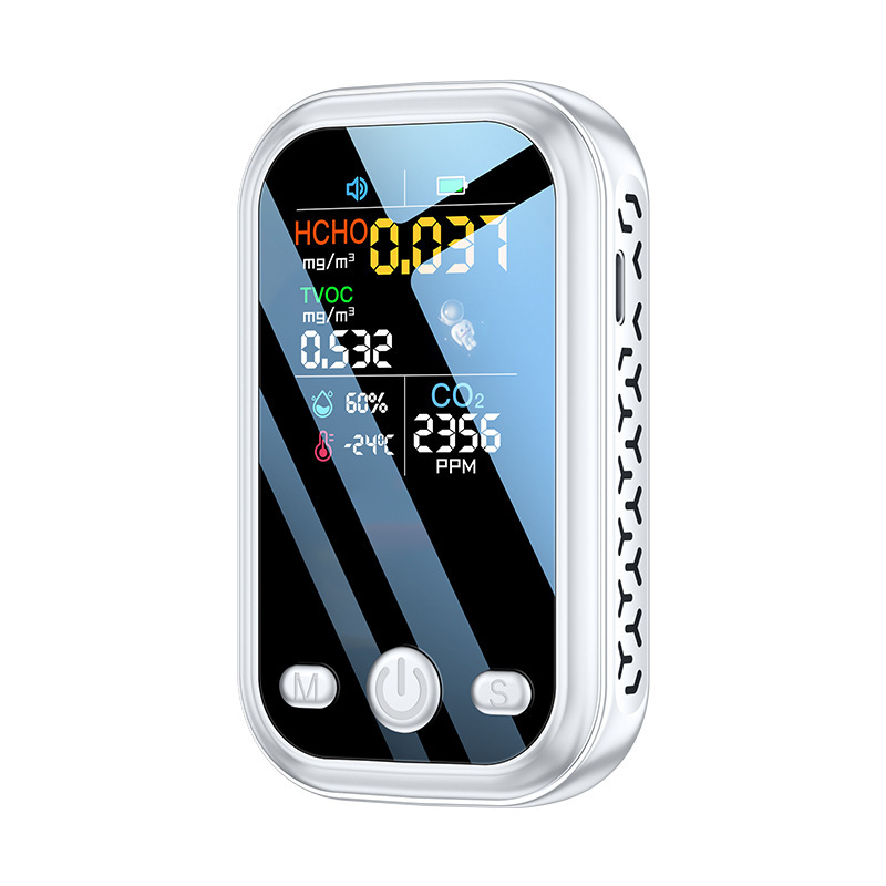 Handheld portable co2 air quality detector smart formaldehyde carbon dioxide detector with indoor temperature and humidity,Handheld portable co2 air quality detector smart formaldehyde carbon dioxide detector with indoor temperature and humidity,Purithm