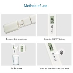 Pocket Size Small Tds Meters Water Tds Meter Wholesale White Color TDS Tester for Water Quality,Water Tds Meter Wholesale TDS Tester for Water Quality,Purithm