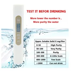 Pocket Size Small Tds Meters Water Tds Meter Wholesale White Color TDS Tester for Water Quality,Water Tds Meter Wholesale TDS Tester for Water Quality,Purithm
