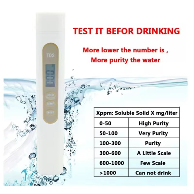 Pocket Size Small Tds Meters Water Tds Meter Wholesale White Color TDS Tester for Water Quality,Water Tds Meter Wholesale TDS Tester for Water Quality,Purithm
