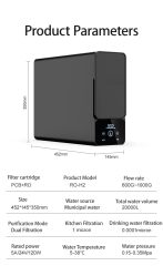New Filter Replacement Reminder Reverse Osmosis Countertop Water Purifier System Commercial Drinking Water Filtering Machine,New Filter Replacement Reminder Countertop RO Water Purifier System,Purithm