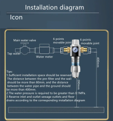 Integrated Turning Scraper Whole House Auto Backwash Water Pre Filter Large Flow Prefilter,Integrated Turning Scraper Whole House Auto Backwash Water Pre Filter Large Flow Prefilter,Purithm