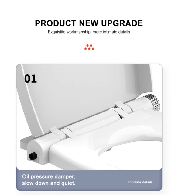 New Design Manual Non Electric Bidet Toilet Cover Easy to Install Adjustable Water Pressure Smart Bidet Toilet Seat,Non Electric Bidet Toilet Cover Easy to Install,Purithm