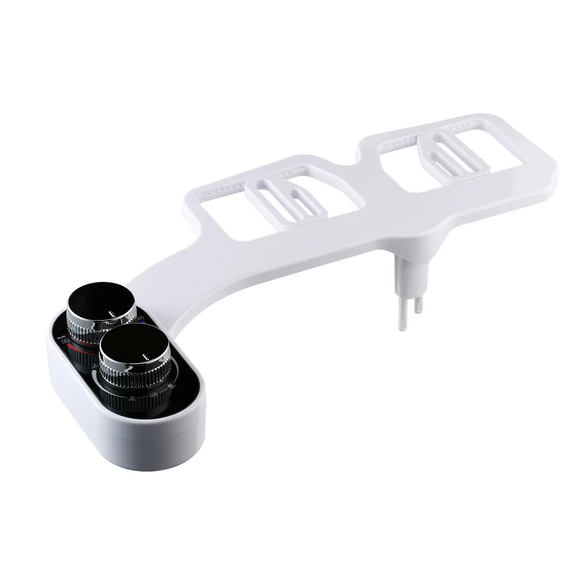 Cold and Hot Water Plastic Toilet Bidet Attachment with Non-electric Super Slim Dual Nozzles Self-cleaning,Cold and Hot Water Plastic Toilet Bidet Attachment,Purithm