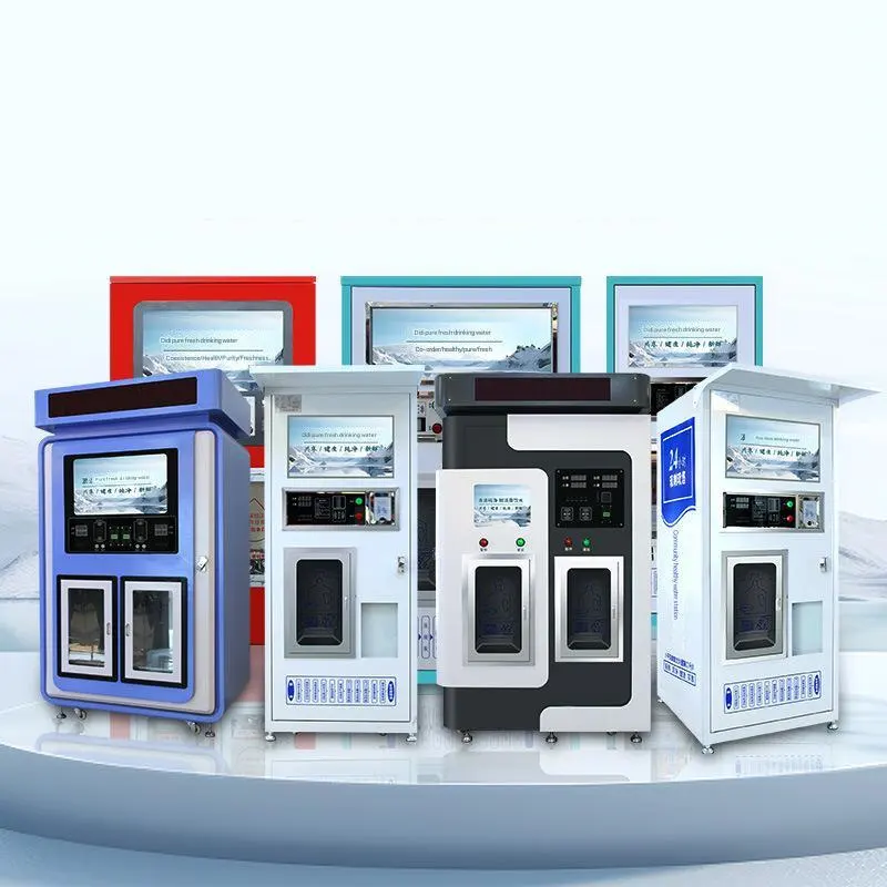 Dual Window Reverse Osmosis Purified Water Vending Machine 220V 2000L Capacity Commercial Mini Portable RO Water Purification Plant,Dual Window Reverse Osmosis Purified Water Vending Machine 220V 2000L Capacity Commercial Mini Portable RO Water Purification Plant,Purithm