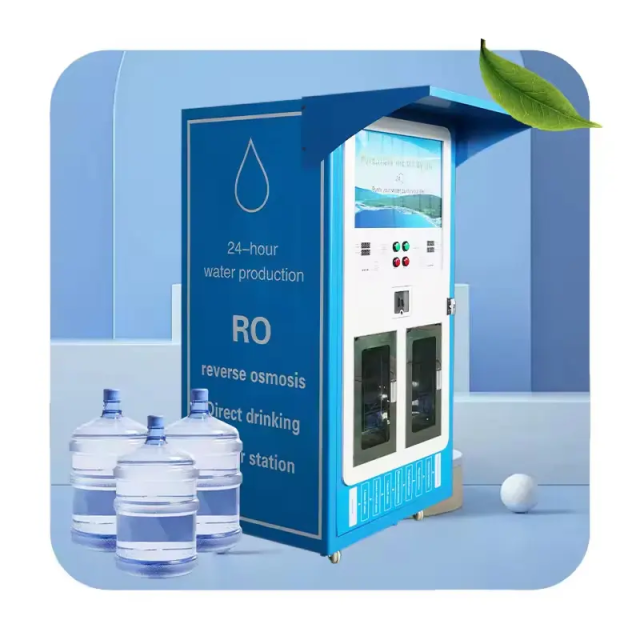 Dual Window Reverse Osmosis Purified Water Vending Machine 220V 2000L Capacity Commercial Mini Portable RO Water Purification Plant,Dual Window Reverse Osmosis Purified Water Vending Machine 220V 2000L Capacity Commercial Mini Portable RO Water Purification Plant,Purithm