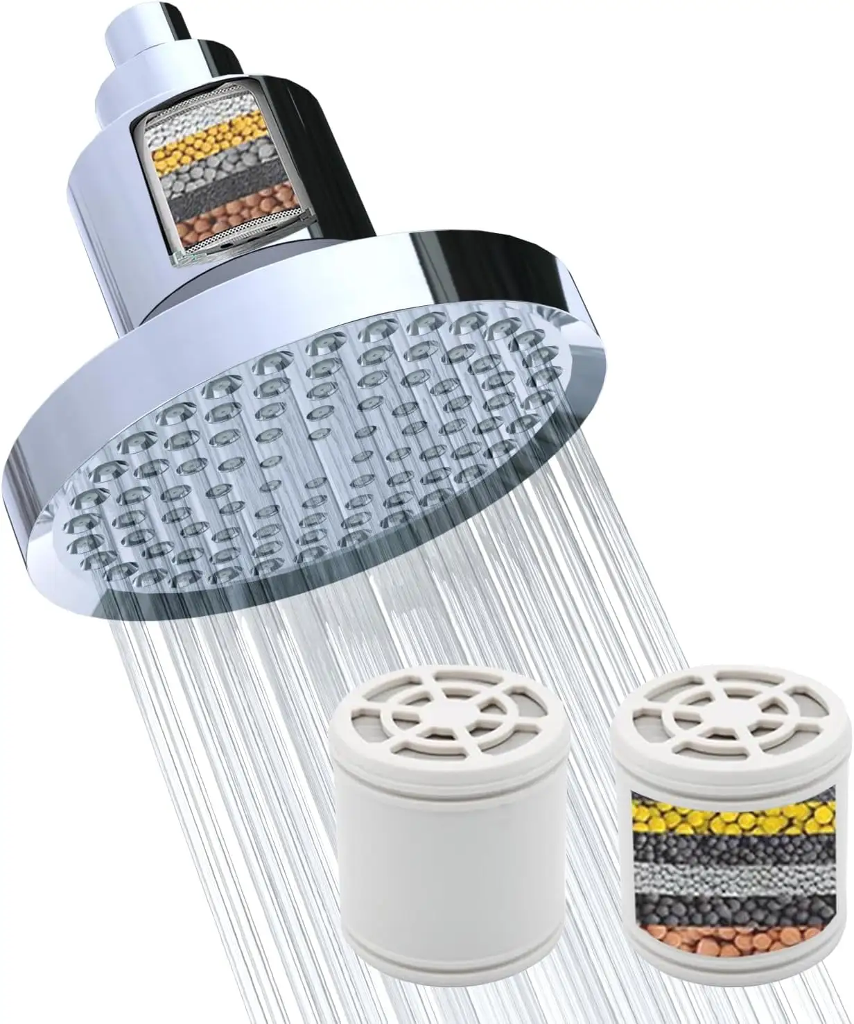 Rainfall Water Filter Shower Head Ducha De Lluvia Spray Multi-Functional Luxy Fragrant Filter Shower SPA Massage,Rainfall Water Filter Shower Head Ducha De Lluvia Spray Multi-Functional Luxy Fragrant Filter Shower SPA Massage,Purithm