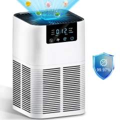 2025 Trend Home Desktop Portable Anion True H13 HEPA Air Cleaner Purifier With Aroma Diffuser and Air Quality Monitor,Portable True H13 HEPA Air Cleaner Purifier With Air Quality Monitor,Purithm