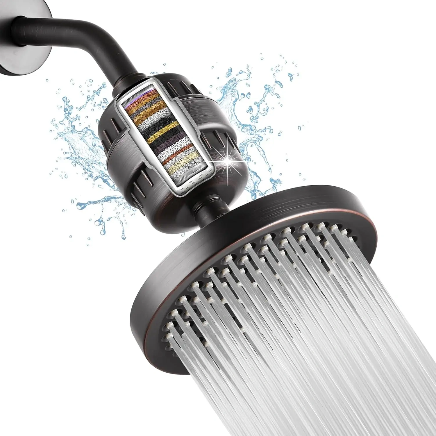 Galenpoo High Pressure Rain Shower Head Filter Set for Hard Water Removes Chlorine and Harmful Substances,Galenpoo High Pressure Rain Shower Head Filter Set for Hard Water Removes Chlorine and Harmful Substances,Purithm