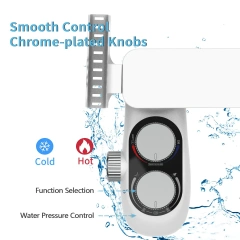 Foldable Warm and Cold Water Toilet Bidet with Dual Cleaning Nozzles,Foldable Warm and Cold Water Toilet Bidet with Dual Cleaning Nozzles,Purithm