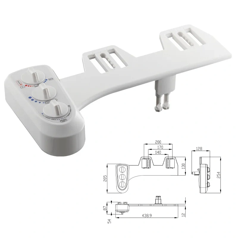 Smart Toilet Cover Body Cleaner Cold and Hot Water toilet bidet attachment Simple Installation Women Wash Wash Farts Wash Butt Double Nozzle,Toilet Cover Body Cleaner Cold and Hot Water toilet bidet attachment,Purithm