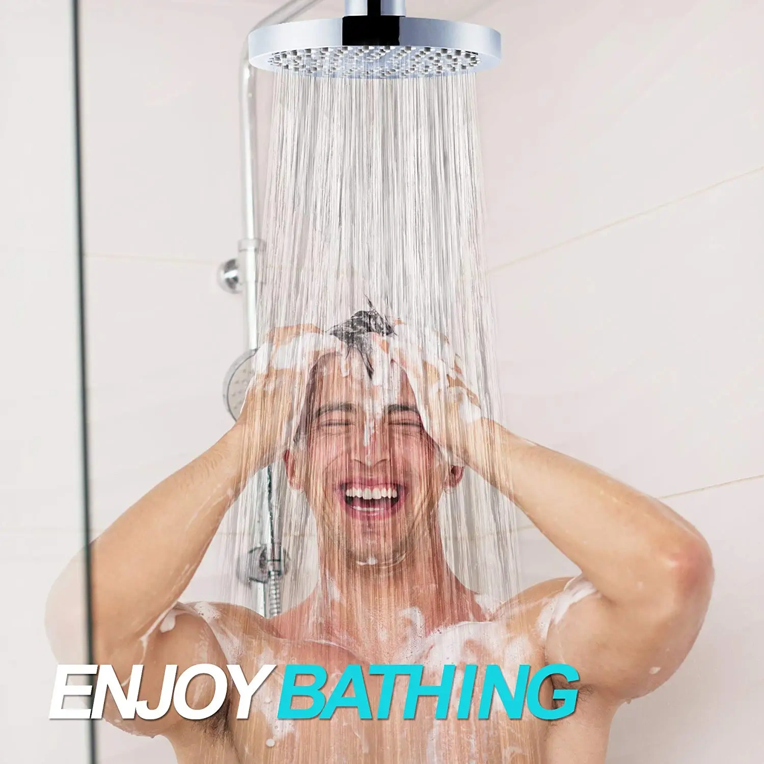 New Design Bathroom ABS Chrome Finishing Top 6 Inch Round Rain Shower Head with Filterh Filter 6 Inch DIAMETER OVHEAD FIXED SHOWERHEAD with Filter,Multi-function Bathroom Rain Shower Head with Filter,Purithm