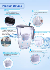 Water Pitcher Filter Compatible Water Filter Jug Pitcher for NSF42 Certified Water Filter Jug,Water Pitcher Filter Compatible Water Filter Jug Pitcher,Purithm