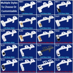 New Design Non Electric Nozzle Self-Cleaning Bidet Attachment for Toilet De Toilette Bathroom Smart Bidet Attachment Cold Water Toilet Bidet,Self-Cleaning Bidet Attachment for Toilet,Purithm