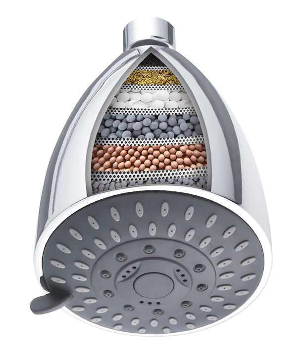 5 Premium Spray Settings with Filter Shower Head Good Quality Concealed Wall Mounted Luxury Rainfall Shower Head for Bathroom,5 Premium Spray Settings with Filter Shower Head,Purithm