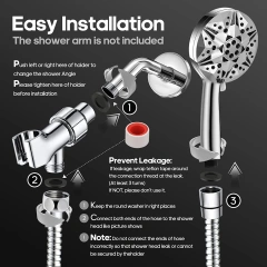 10 Function High Pressure Shower Head with 2 Jet Spray Modes Filter Handheld Showerhead,10 Function High Pressure Shower Head with 2 Jet Spray Modes Filter Handheld Showerhead,Purithm