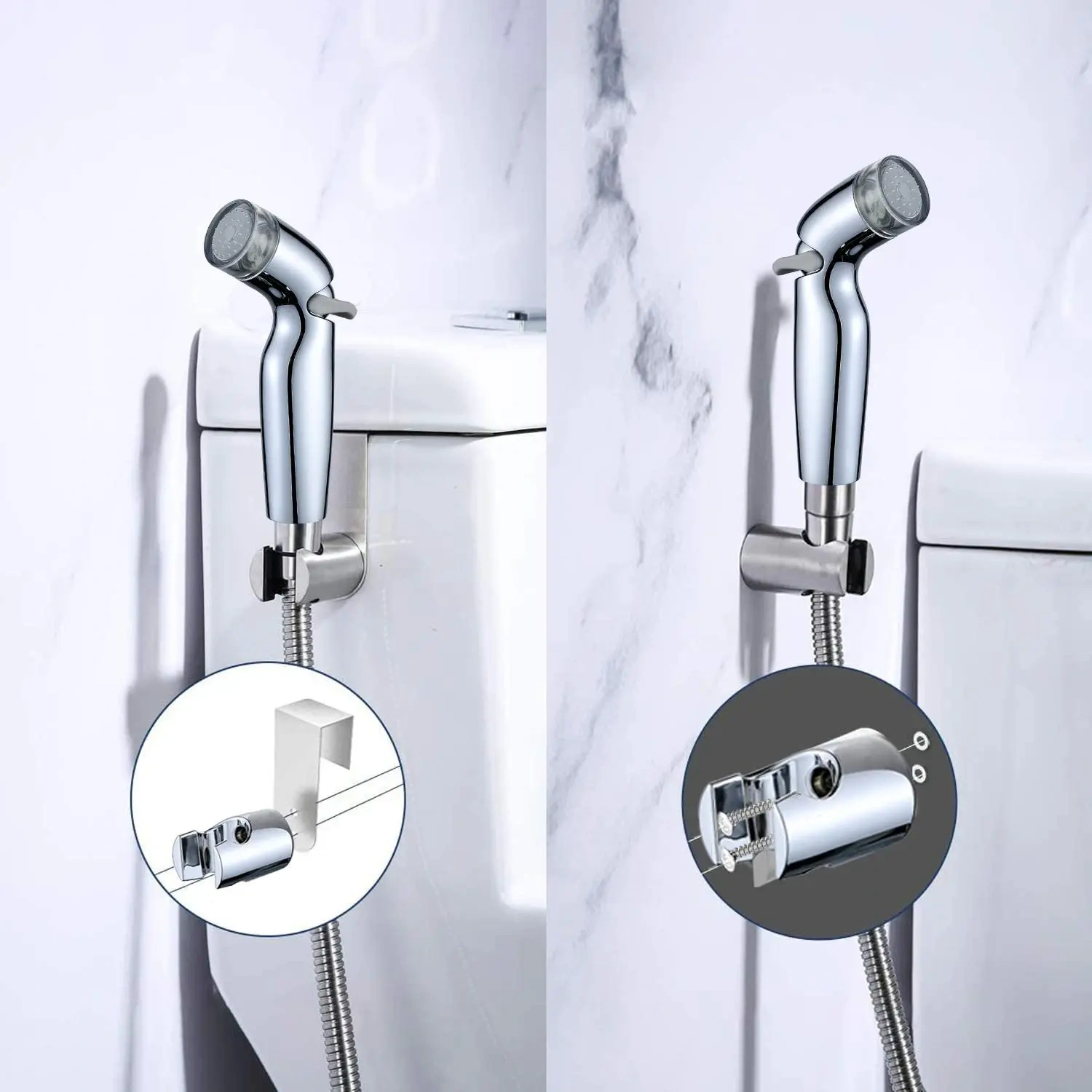 Portable Led Handheld Bidet Toilet Sprayer Kit Hand Held Bidet Sprayer for Toilet Water Faucet Sprayer Kit Bathroom No Batteries,Portable Led Handheld Bidet Toilet Sprayer Kit Hand Held Bidet Sprayer for Toilet Water Faucet Sprayer Kit Bathroom No Batteries,Purithm