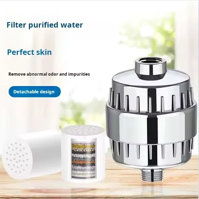 Revolutionary  Advanced Technology Utilizes a Multi-Stage Filtration Process That Effectively Removes Contaminants,filtered shower head with powerful multi-layer filtration,Purithm