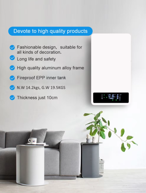 OEM ODM Low Noise Co2 Tuya WiFi Bathroom Nail Salon Smart Heat Recovery Ventilation Fresh Air System 110V Air Purifier,OEM ODM WiFi Smart Heat Recovery Ventilation Fresh Air Purifier System,Purithm