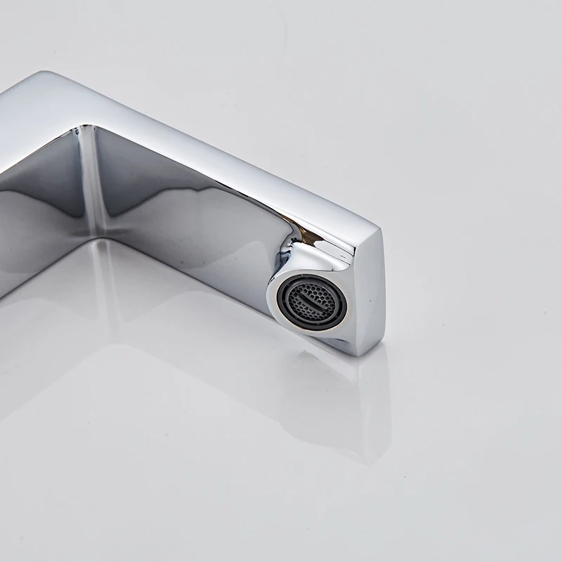 Bathroom Smart Faucets Deck Mounted Basin Tap Vintage Faucets Brushed Modern Battery Touch Taps Automatic Infrared Sensor Faucet,Bathroom Smart Faucets Automatic Infrared Sensor Touchless Faucet,Purithm