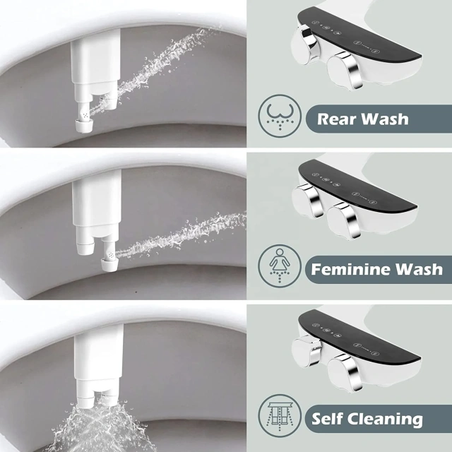 Bidet Attachment Ultra-slim Toilet Seat, Bidet Attachment for Toilet Hood, Non Electric Bide Mechanical Toilet Bidet Attachment,Bidet Attachment Ultra-slim Toilet Seat, Bidet Attachment for Toilet Hood, Non Electric Bide Mechanical Toilet Bidet Attachment,Purithm