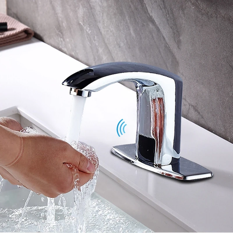 Bathroom Faucet Electric Automatic Sensor Faucet Touchless Basin Faucet,Bathroom Faucet Electric Automatic Sensor Faucet Touchless Basin Faucet,Purithm