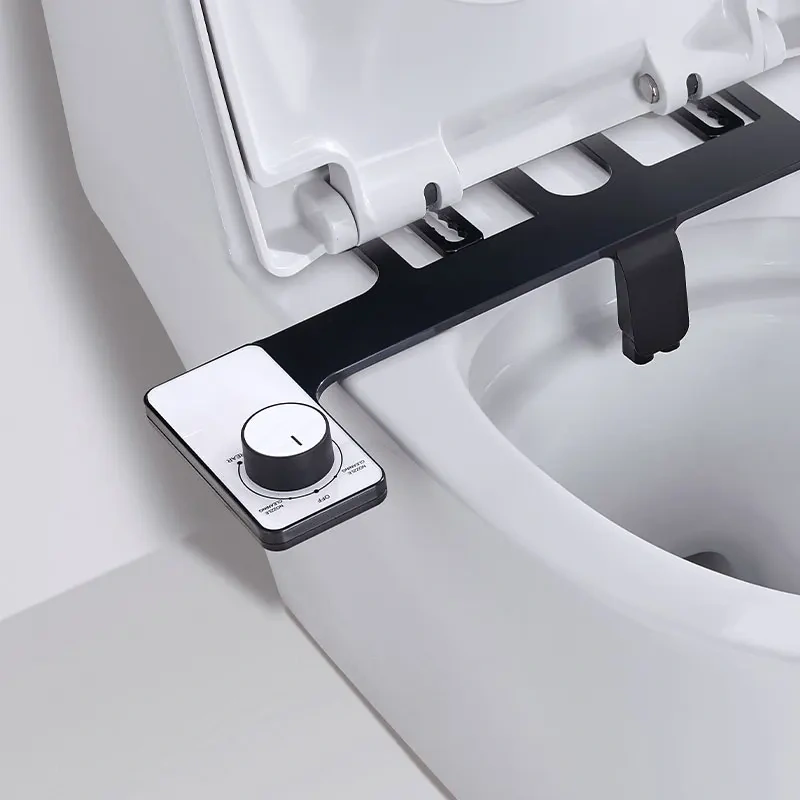 Mechanical Non-electric Nozzle Self-Cleaning Bidet Toilet, Custom Retractable Dual Nozzle Bidet Attachment for Bathroom,Mechanical Non-electric Nozzle Self-Cleaning Bidet Toilet, Custom Retractable Dual Nozzle Bidet Attachment for Bathroom,Purithm