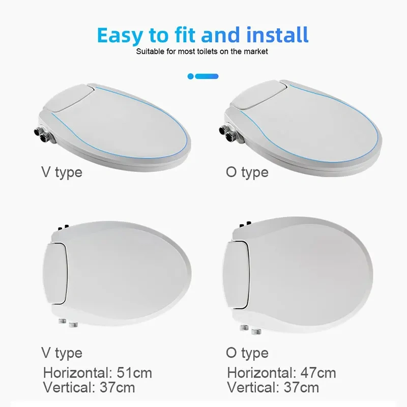 Non-electric V Shape  Hot and Cold Water Bidet Toilet Seat Bathroom Manual Postpartum Care Toilet Seat Bidet Intelligent Flushing Toilet seat,Non-electric V Shape  Hot and Cold Water Bidet Toilet Seat Bathroom Manual Postpartum Care Toilet Seat Bidet,Purithm