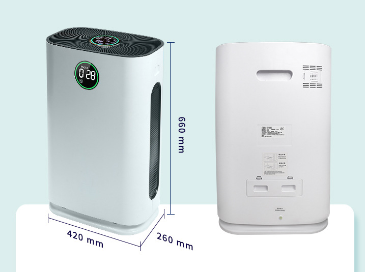 Customized Smart Air Purifier with Humidifier & UV Sterilizer Auto-adjust Humidity for Allergy Relief,Smart hepa Air Purifier with Humidifier & UV Sterilizer,Purithm