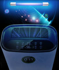 Customized Smart Air Purifier with Humidifier & UV Sterilizer Auto-adjust Humidity for Allergy Relief,Smart hepa Air Purifier with Humidifier & UV Sterilizer,Purithm
