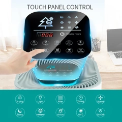 Home Small Room Smart Purifiers for Home air Cleaner Activated Carbon HEPA13/14hepa Purifier,Smart Portable Purifiers for Home air Cleaner with HEPA13/14 filter,Purithm