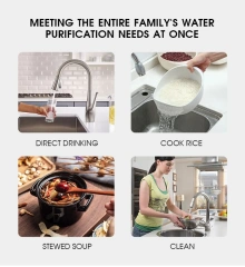Smart High Flow 600 GPD/800GPD RO Direct drinking machine Tankless Undersink Reverse Osmosis water filter System Activated Carbon Filter RO Commercial Water Purifier Machine,RO Reverse Osmosis System Water Purifier Pure Water Machine 600GPD,Purithm