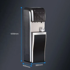 Commercial Intelligent Advanced RO Filtration System Vertical RO Water Dispenser With Ice Maker Machine,Office Living Room Water Dispenser Reverse Osmosis Water Dispenser Ice Maker Machine,Purithm