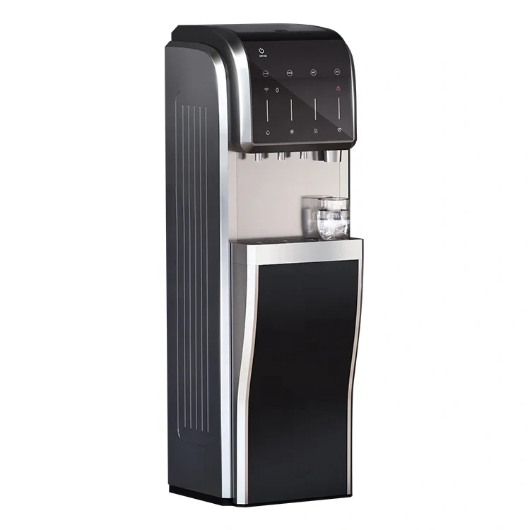 Commercial Intelligent Advanced RO Filtration System Vertical RO Water Dispenser With Ice Maker Machine,Office Living Room Water Dispenser Reverse Osmosis Water Dispenser Ice Maker Machine,Purithm