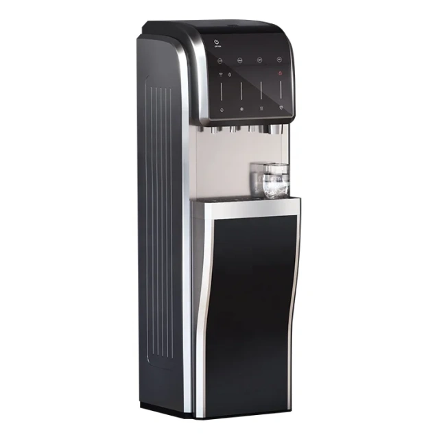 Commercial Intelligent Advanced RO Filtration System Vertical RO Water Dispenser With Ice Maker Machine,Office Living Room Water Dispenser Reverse Osmosis Water Dispenser Ice Maker Machine,Purithm