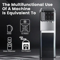 Commercial Intelligent Advanced RO Filtration System Vertical RO Water Dispenser With Ice Maker Machine,Office Living Room Water Dispenser Reverse Osmosis Water Dispenser Ice Maker Machine,Purithm