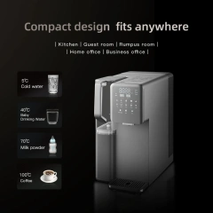 Hot Selling Desktop Water Cooler Hot&cold Normal Purifier Children Safety Lock RO Water Dispenser Purifier Cooler,Multi-functional Smart RO Water Purifier hot & cold water dispenser,Purithm